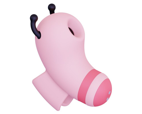 Вакуумний стимулятор із мікрострумами KISSTOY Beebe Pink, на палець