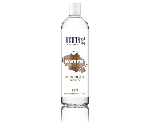 Змазка на водній основі BTB FLAVORED CHOCOLATE з ароматом шоколаду (250 мл)