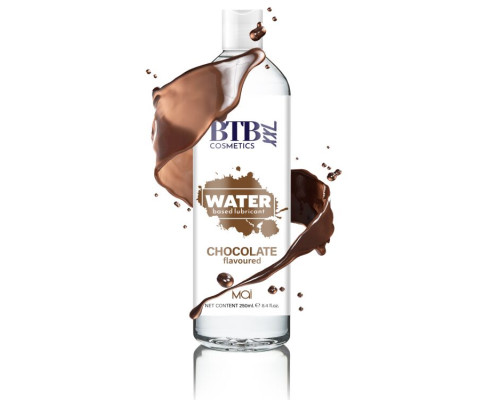 Змазка на водній основі BTB FLAVORED CHOCOLATE з ароматом шоколаду (250 мл)