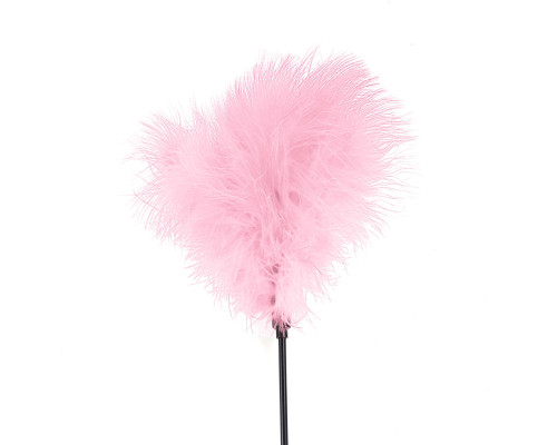 Лоскітка з пером індика Art of Sex – Feather Paddle, рожева