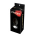 Анальна пробка з кристалом MAI Attraction Toys №49 Black (м'ята упаковка)