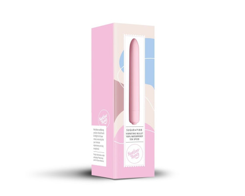 Мінівібратор SugarBoo Sugar Pink, 10 рівнів інтенсивності