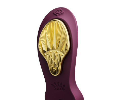 Смарт-вібратор у трусики Zalo - AYA Velvet Purple, насадка та пульт ДК