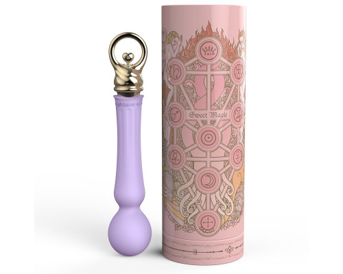 Вібромасажер із підігрівом Zalo Sweet Magic - Confidence Wand Fantasy Violet