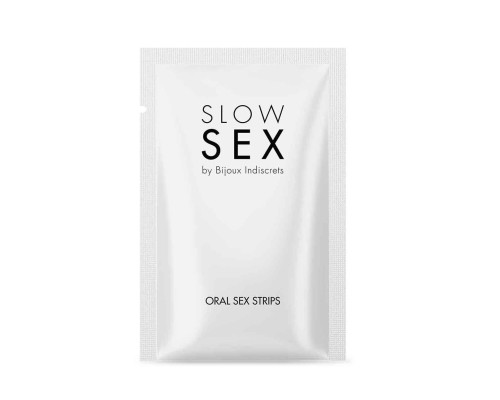 Распродажа!!! Полоски для орального секса Bijoux Indiscrets Slow Sex Oral sex strips (срок 02.2023)