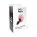 Силіконова анальна пробка М Art of Sex - Silicone Butt plug Rabbit Tail White, діаметр 3,5 см