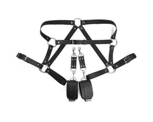 Бондажний набір Art ofSex – Bondage set Anasteisha XS-M, чорний