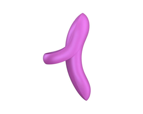 Вібратор на палець Satisfyer Bold Lover Dark Pink, гнучкий