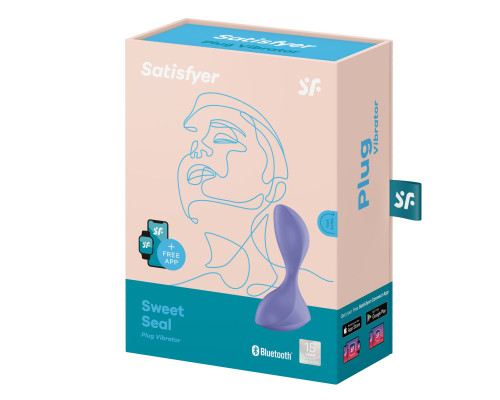 Анальна смарт-пробка з вібрацією Satisfyer Sweet Seal Lilac
