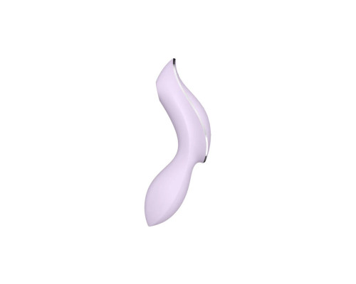 Вакуумный стимулятор с вибрацией Satisfyer Curvy Trinity 2 Violet (мятая упаковка)