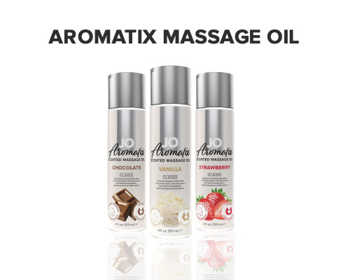Натуральна масажна олія JO Aromatix Massage Oil Vanilla 120 мл