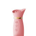 Вібратор з підігрівом та вакуумною стимуляцією клітора Zalo - ROSE Vibrator Pink (м'ята упаковка)