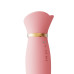 Вібратор з підігрівом та вакуумною стимуляцією клітора Zalo - ROSE Vibrator Pink (м'ята упаковка)