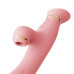 Вібратор з підігрівом та вакуумною стимуляцією клітора Zalo - ROSE Vibrator Pink (м'ята упаковка)