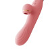 Вібратор з підігрівом та вакуумною стимуляцією клітора Zalo - ROSE Vibrator Pink (м'ята упаковка)