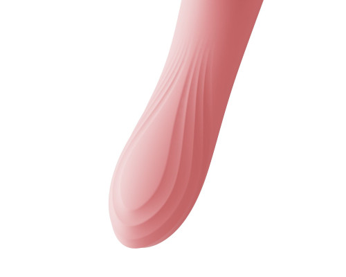 Вібратор з підігрівом та вакуумною стимуляцією клітора Zalo - ROSE Vibrator Pink (м'ята упаковка)