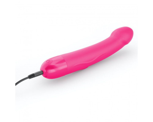 Вібратор Dorcel Real Vibration M Magenta 2.0, діаметр 3,7см, перезаряджається, для точки G