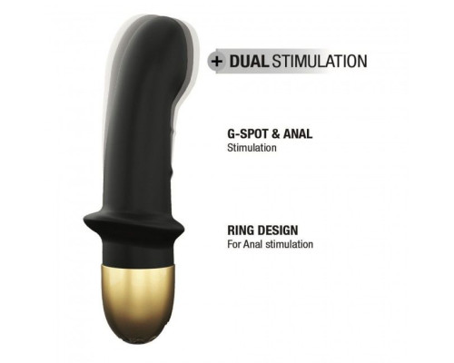 Вібратор Dorcel Mini Lover Black 2.0 перезаряджуваний, для точки G і масажу простати