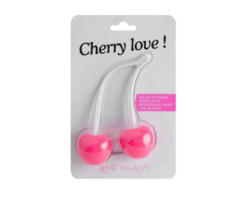 Вагінальні кульки Love To Love CHERRY LOVE, діаметр 3,5 см, маса 77 г
