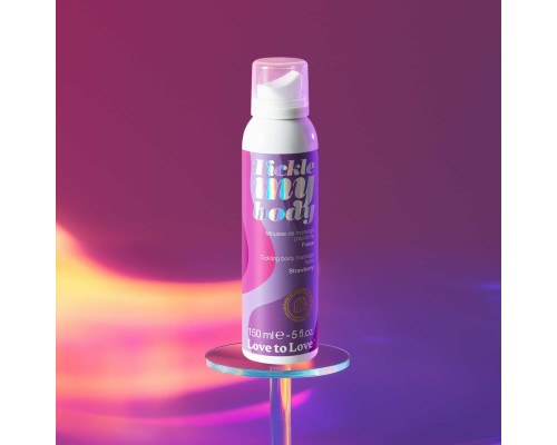 Масажна піна Love To Love TICKLE MY BODY Strawberry (150 мл) зволожувальна