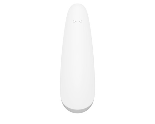 Вакуумный клиторальный стимулятор Satisfyer Curvy 2+ White с управлением через интернет