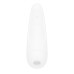 Вакуумный клиторальный стимулятор Satisfyer Curvy 2+ White с управлением через интернет