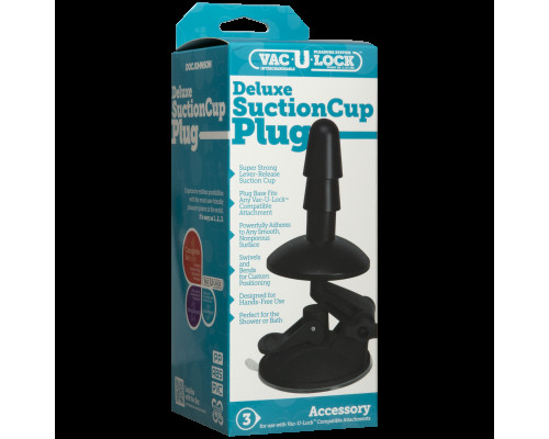 Кріплення для душу з присоскою Doc Johnson Vac-U-Lock - Deluxe Suction Cup Plug для іграшок