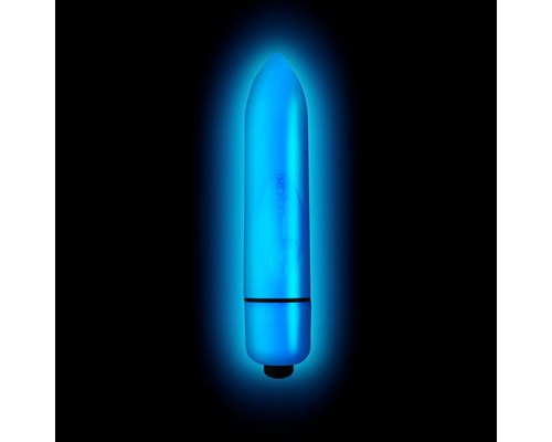 Вибропуля Rocks Off Neon - Laser, светится в темноте