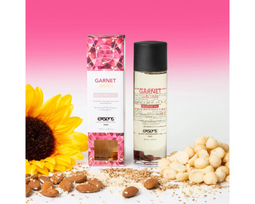Масажна олія EXSENS Garnet Argan (чуттєве з гранатом) 100мл, натуральна
