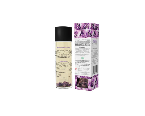 Масажна олія EXSENS Amethyst Sweet Almond (розслаблювальна, з аметистом) 100мл, натуральна