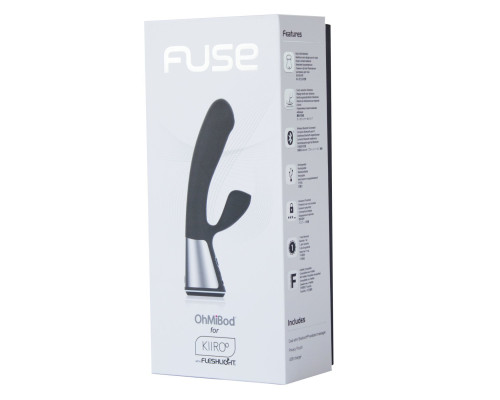 Інтерактивний вібратор-кролик Ohmibod Fuse for Kiiroo Black