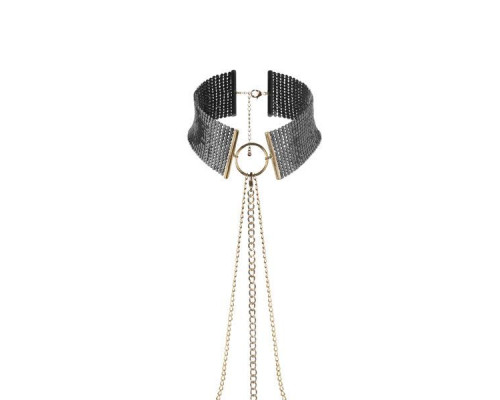 Намисто-комір Bijoux Indiscrets Desir Metallique Collar - Black