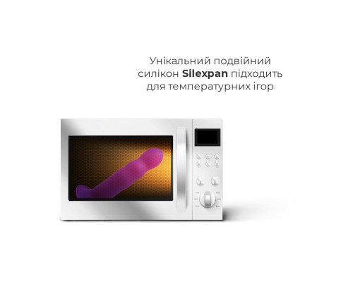 Дилдо з присоскою Adrien Lastic Hitsens 3 Purple, відмінно для страпона, діам. 4,1см, довжина 18,2см