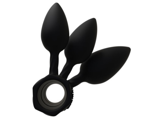 Набір анальних пробок Bathmate Anal Training Plugs, діаметр 2,5 см - 3,1см - 3,8см