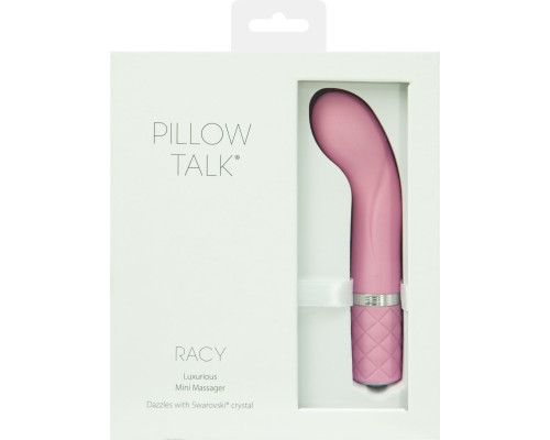 Розкішний вібратор Pillow Talk - Racy Pink з кристалом Swarovski для точки G, подарункове паковання