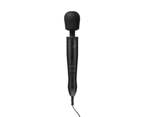 Вібромасажер DOXY Original Black, дуже потужний, живлення 220В, пульсівні вібрації