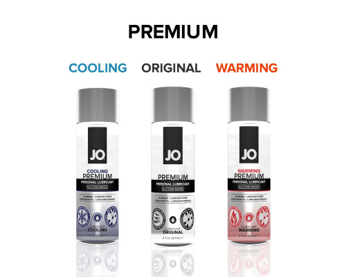 Розігрівальний лубрикант на силіконовій основі JO PREMIUM — WARMING (30 мл)
