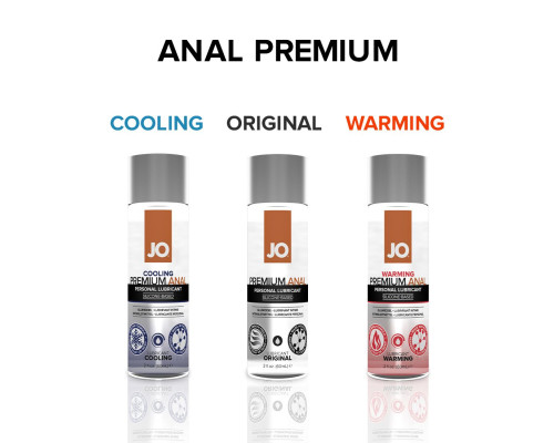 Анальна змазка JO ANAL PREMIUM — ORIGINAL (120 мл) на силіконовій основі водостійка