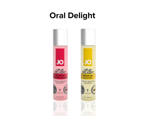 Гель для оральних пестощів JO Oral Delight Vanilla Thrill (30 мл), ефект холод-тепло