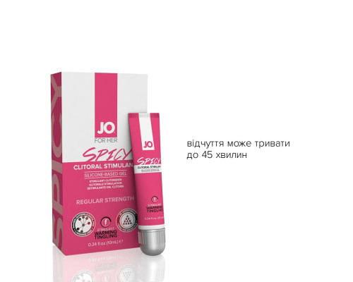 Збуджувальний гель для клітора JO SPICY WARMING (10 мл), розігрівальний