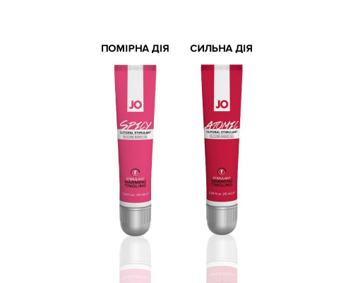 Збуджувальний гель для клітора JO SPICY WARMING (10 мл), розігрівальний