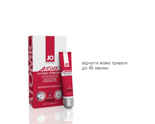 Збуджувальний гель для клітора JO ATOMIC WARMING (10 мл), розігрівальний