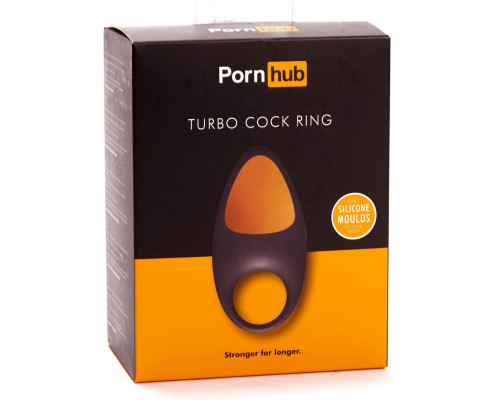 Эрекционное виброкольцо Pornhub Turbo Cock Ring (испорченная упаковка)