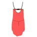 Прозорий пеньюар з відкритими грудьми CHERRY CHEMISE red S/M - Passion Exclusive, трусики