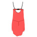 Прозорий пеньюар з відкритими грудьми CHERRY CHEMISE red XXL/XXXL - Passion Exclusive, трусики
