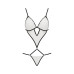 Распродажа!!! Боди монокини ORIHIME BODY white L/XL - Passion