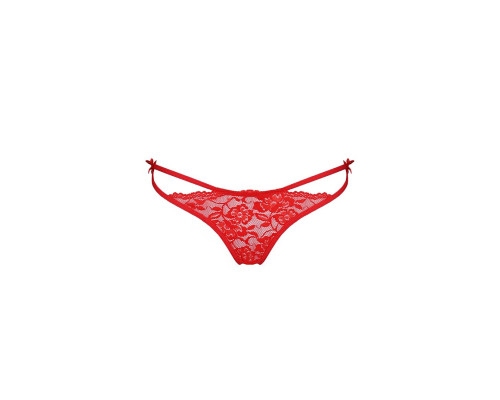 Трусики на зав'язочках з боків Passion Exclusive WARDA THONG S/M, red