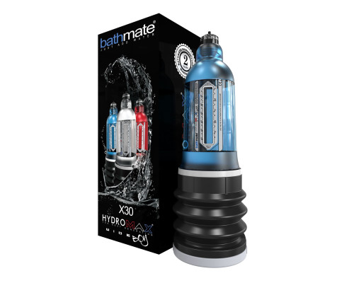 Гідропомпа Bathmate Hydromax 7 WideBoy Blue, для члена довжиною від 12,5 до 18 см, діам.до 5,5 см