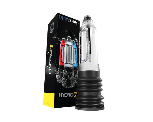 Гідропомпа Bathmate Hydro 7 Clear, для члена довжиною от 12,5 до 18см, діаметр до 5см