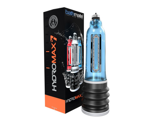 Гідропомпа Bathmate Hydromax 7 Blue, для члена довжиною від 12,5 до 18 см, діаметр до 5 см